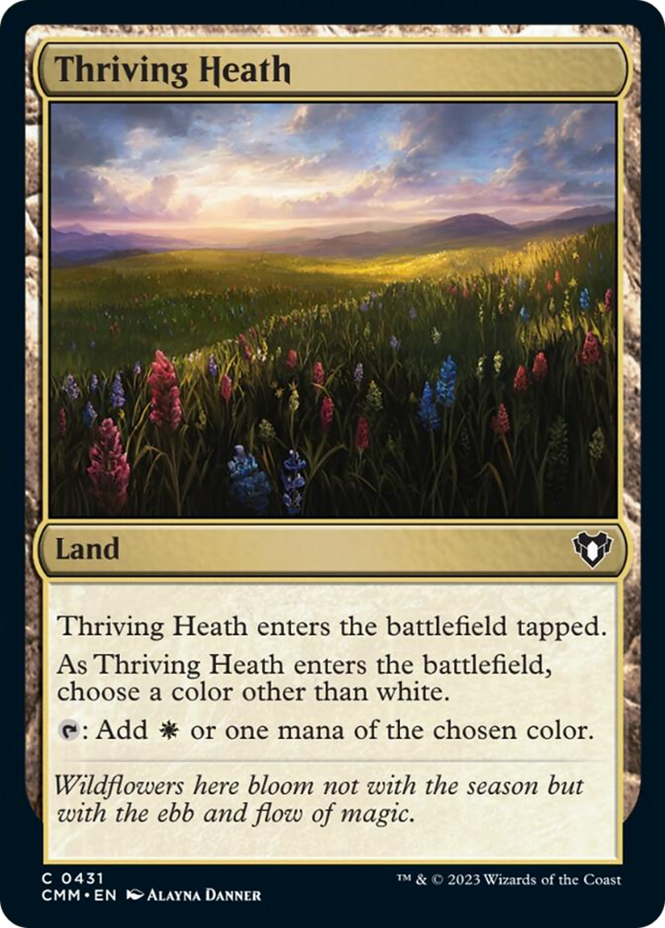 Thriving Heath [Commander Masters] [Foil]