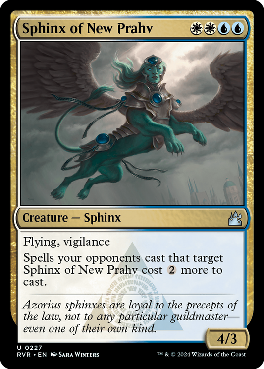 Sphinx of New Prahv [Ravnica Remastered] [Foil]