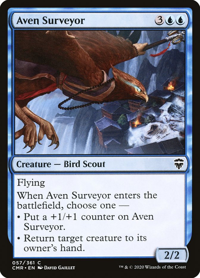 Aven Surveyor [Commander Legends] [Foil]