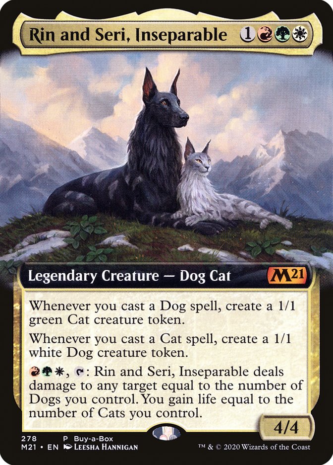 Rin and Seri, Inseparable (Buy-A-Box) [Core Set 2021] [Foil]