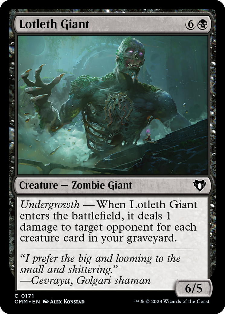 Lotleth Giant [Commander Masters] [Foil]