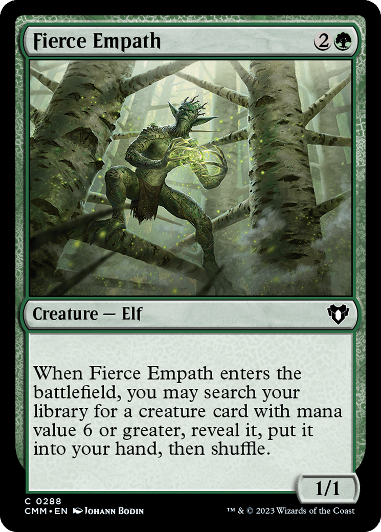Fierce Empath [Commander Masters] [Foil]