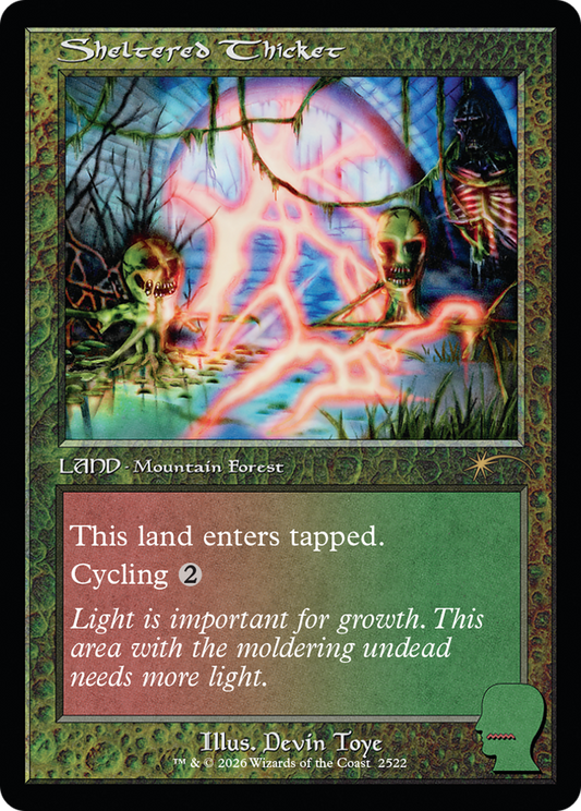 Sheltered Thicket [Secret Lair Drop Series] [Foil]
