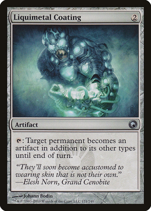 Liquimetal Coating [Scars of Mirrodin] [Foil]