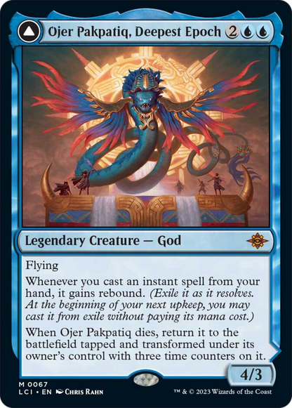 Ojer Pakpatiq, Deepest Epoch // Temple of Cyclical Time [The Lost Caverns of Ixalan] [Foil]