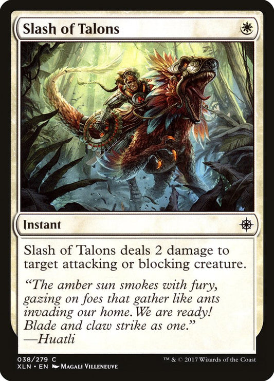 Slash of Talons [Ixalan] [Foil]