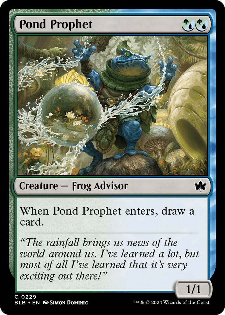 Pond Prophet [Bloomburrow] [Foil]