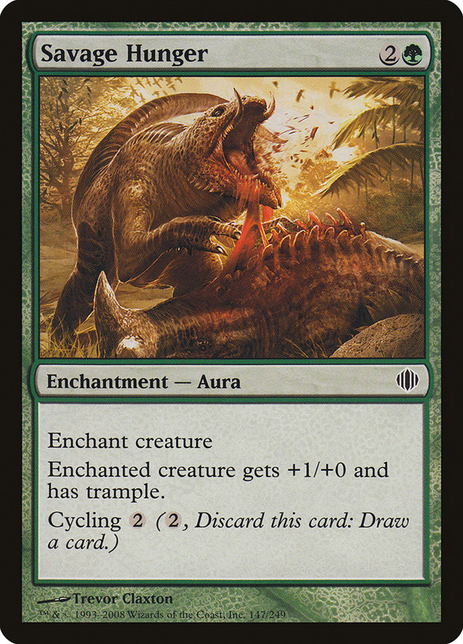 Savage Hunger [Shards of Alara] [Foil]