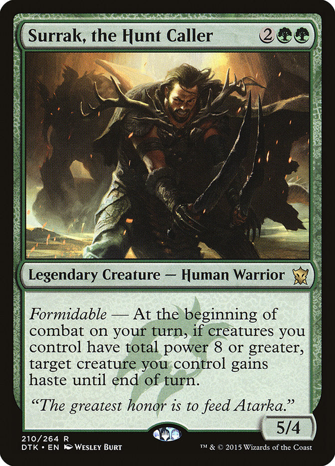 Surrak, the Hunt Caller [Dragons of Tarkir] [Foil]