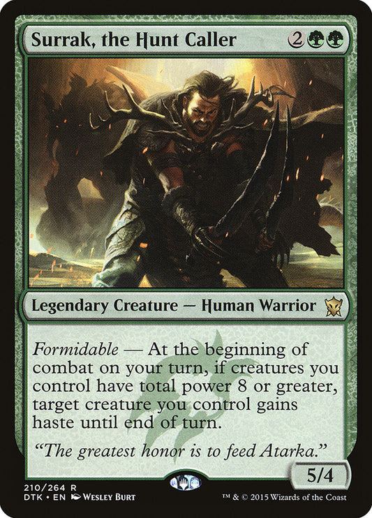 Surrak, the Hunt Caller [Dragons of Tarkir] [Foil]