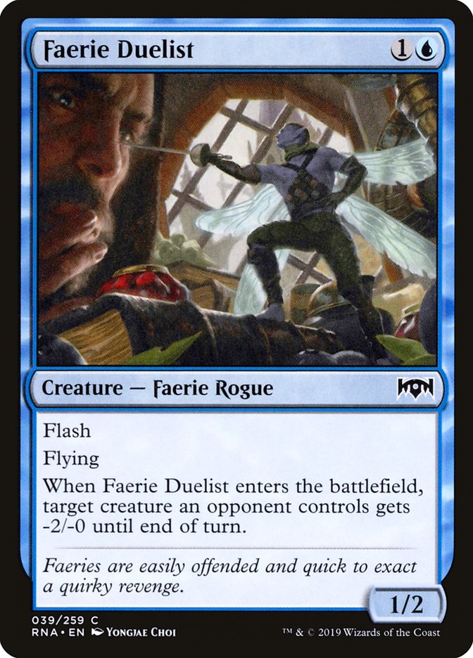 Faerie Duelist [Ravnica Allegiance] [Foil]