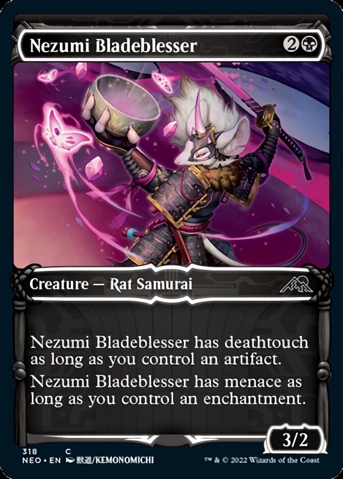 Nezumi Bladeblesser (Showcase Samurai) [Kamigawa: Neon Dynasty] [Foil]