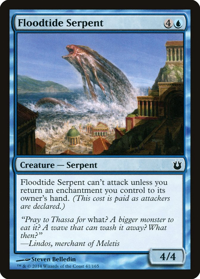 Floodtide Serpent [Born of the Gods] [Foil]