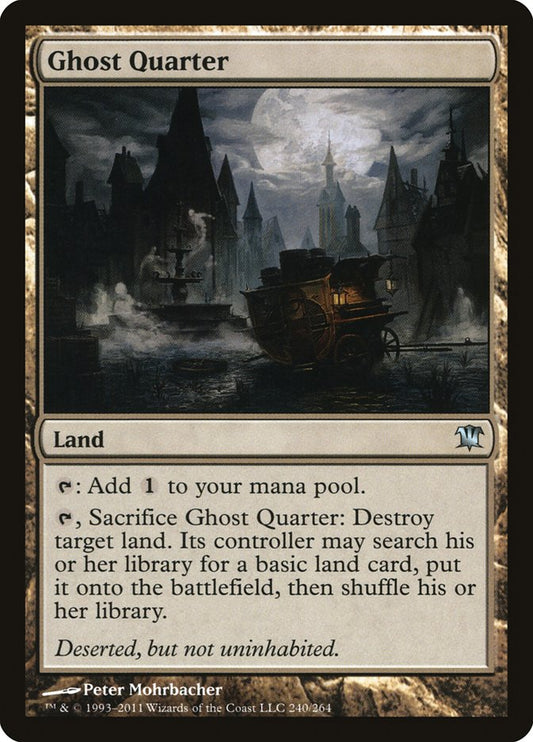 Ghost Quarter [Innistrad] [Foil]