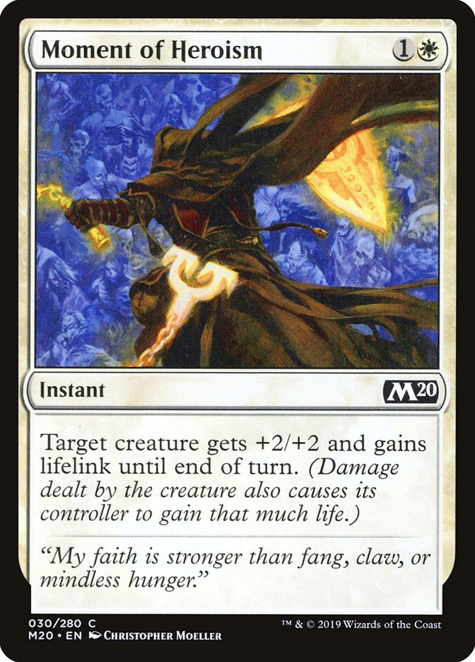 Moment of Heroism [Core Set 2020] [Foil]