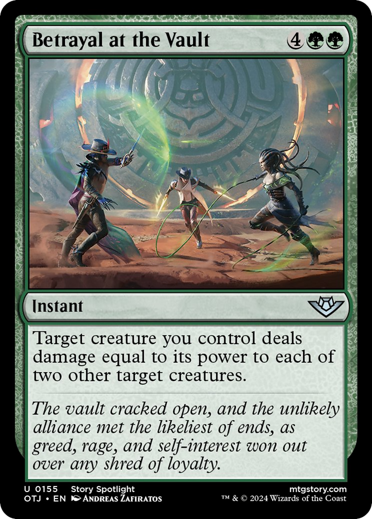 Betrayal at the Vault [Outlaws of Thunder Junction] [Foil]