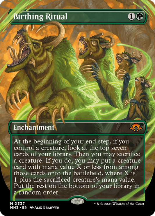 Birthing Ritual (Borderless) [Modern Horizons 3] [Foil]
