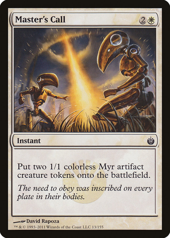 Master's Call [Mirrodin Besieged] [Foil]