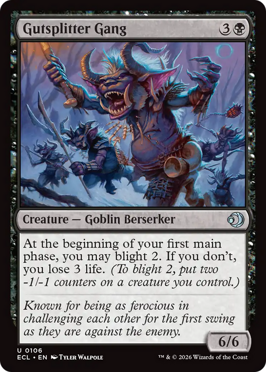Gutsplitter Gang [Lorwyn Eclipsed] [Foil]
