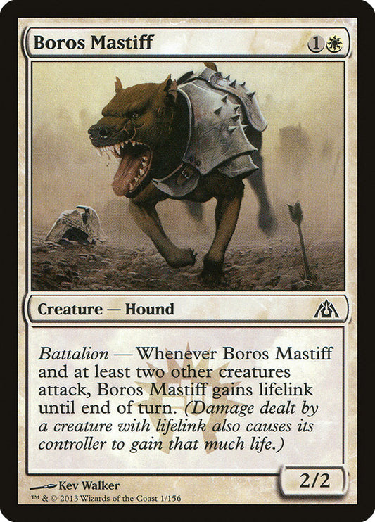 Boros Mastiff [Dragon's Maze] [Foil]