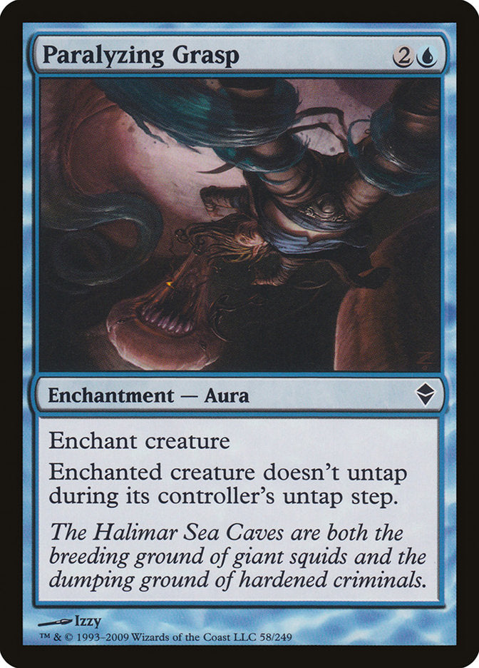 Paralyzing Grasp [Zendikar] [Foil]