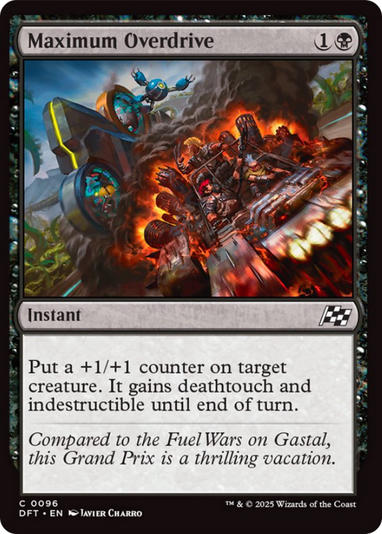 Maximum Overdrive [Aetherdrift] [Foil]