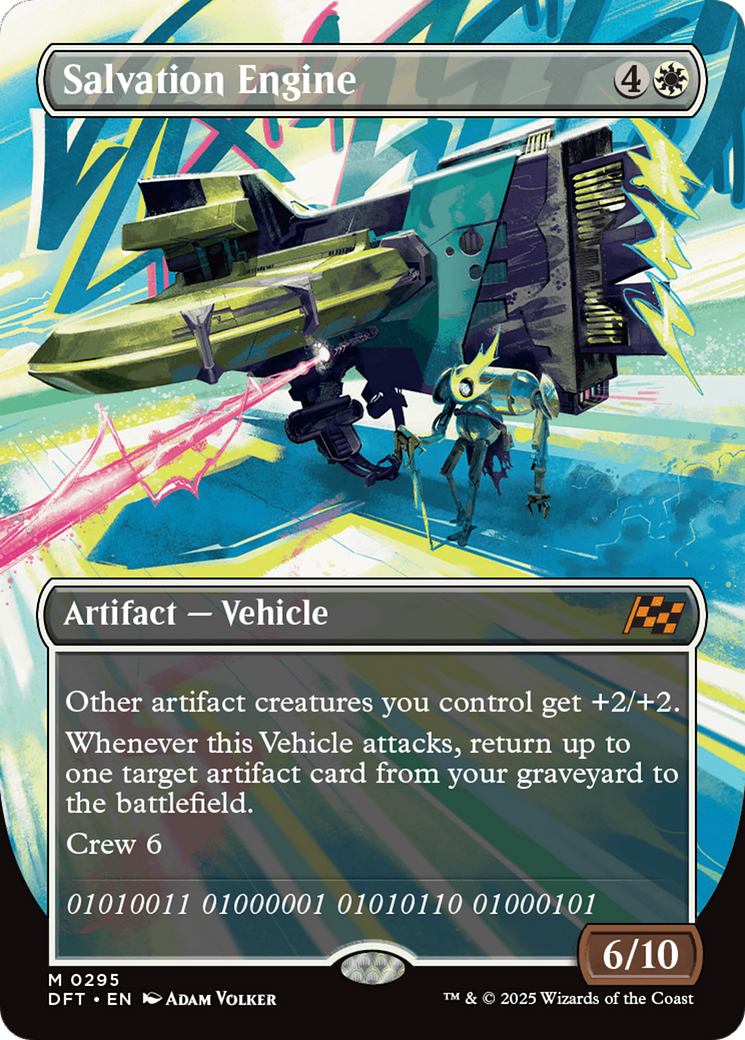 Salvation Engine (Borderless) [Aetherdrift] [Foil]