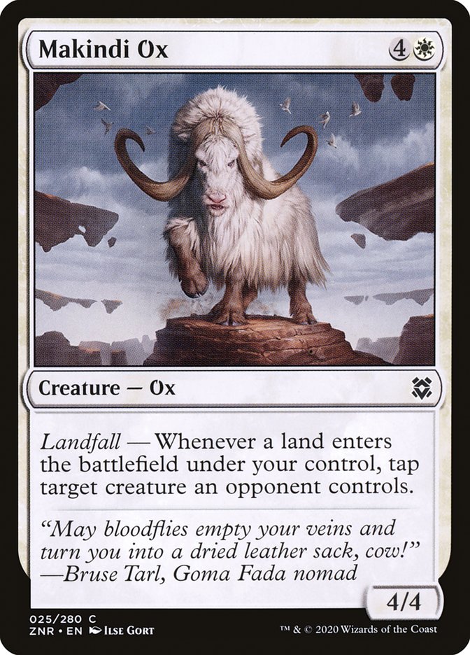 Makindi Ox [Zendikar Rising] [Foil]