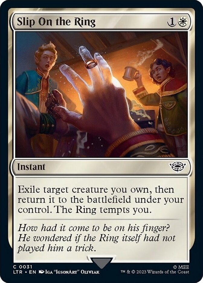 Slip on the Ring [The Lord of the Rings: Tales of Middle-Earth] [Foil]