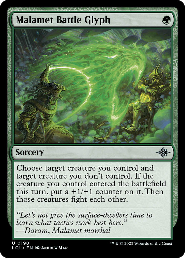 Malamet Battle Glyph [The Lost Caverns of Ixalan] [Foil]
