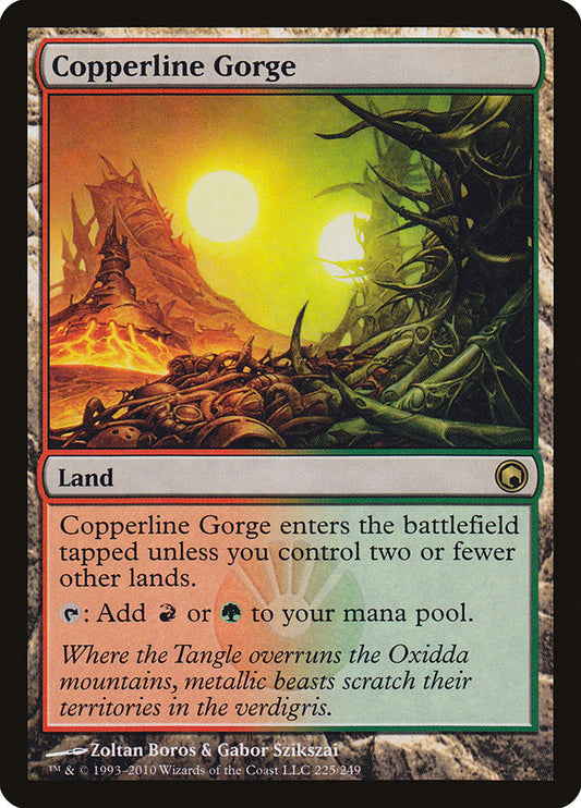 Copperline Gorge [Scars of Mirrodin] [Foil]
