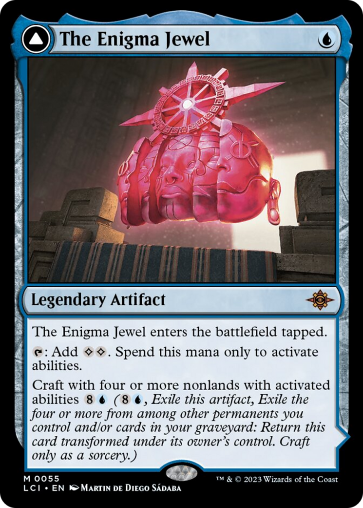 The Enigma Jewel // Locus of Enlightenment [The Lost Caverns of Ixalan] [Foil]