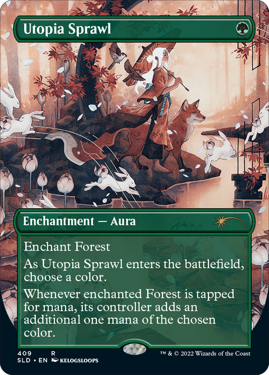 Utopia Sprawl (Borderless) [Secret Lair Drop Series] [Foil]