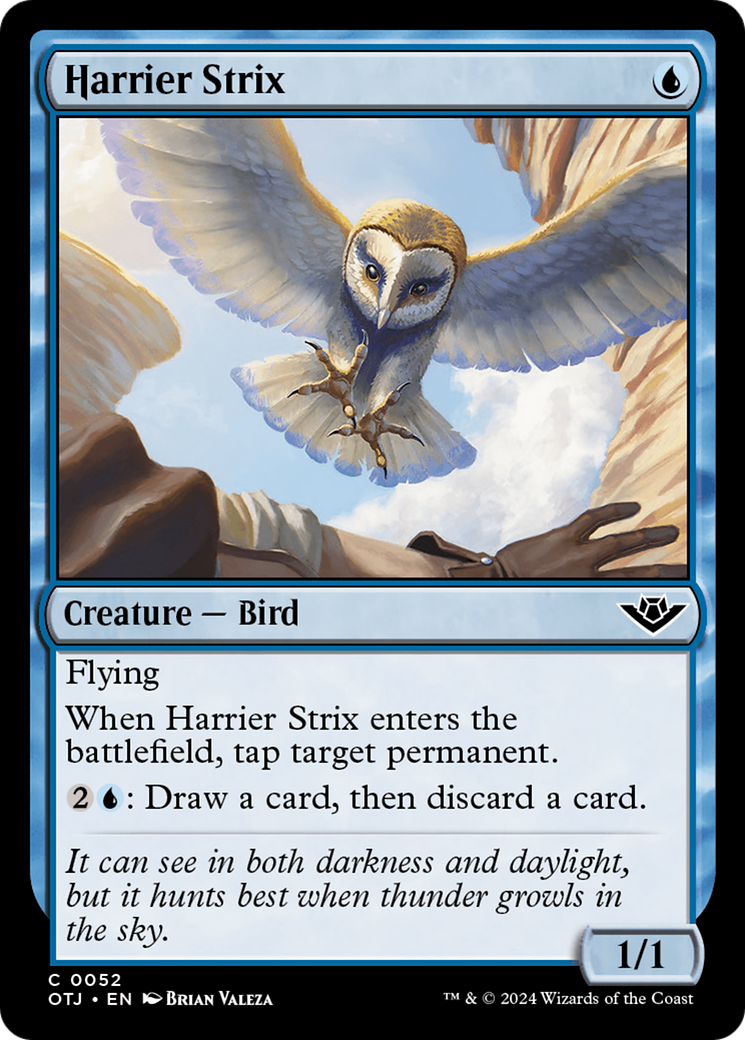 Harrier Strix [Outlaws of Thunder Junction] [Foil]