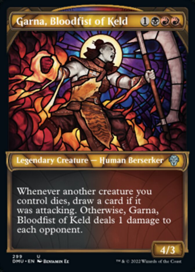 Garna, Bloodfist of Keld (Showcase) [Dominaria United] [Foil]
