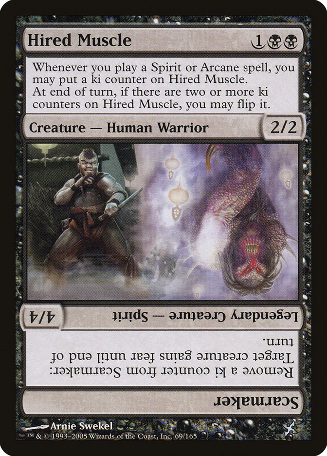 Hired Muscle // Scarmaker [Betrayers of Kamigawa] [Foil]