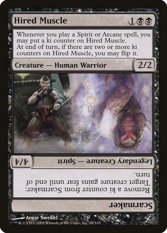 Hired Muscle // Scarmaker [Betrayers of Kamigawa] [Foil]