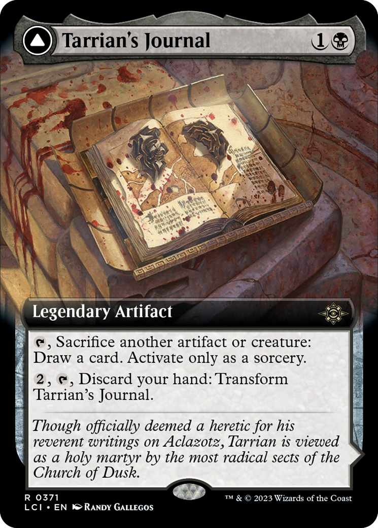 Tarrian's Journal // The Tomb of Aclazotz (Extended Art) [The Lost Caverns of Ixalan] [Foil]