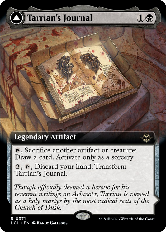 Tarrian's Journal // The Tomb of Aclazotz (Extended Art) [The Lost Caverns of Ixalan] [Foil]