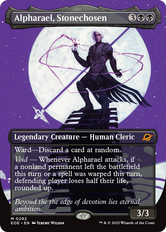 Alpharael, Stonechosen (Borderless) [Edge of Eternities] [Foil]