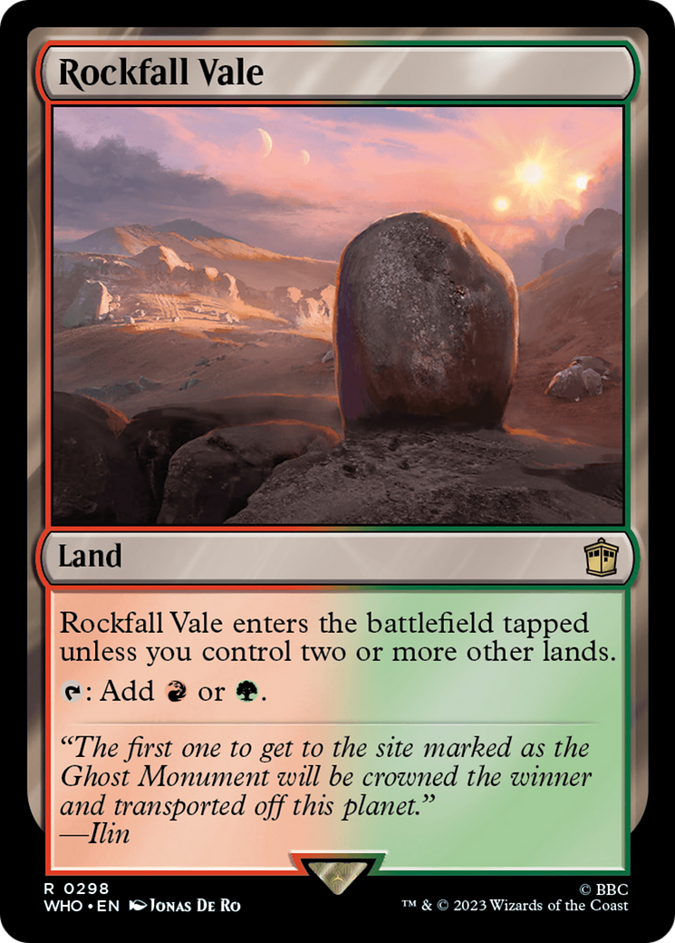 Rockfall Vale [Doctor Who] [Foil]