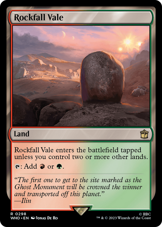 Rockfall Vale [Doctor Who] [Foil]
