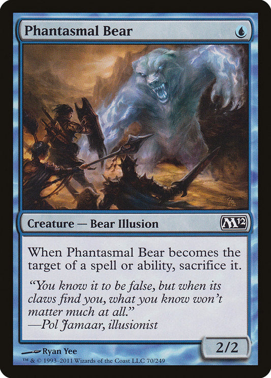 Phantasmal Bear [Core Set 2012] [Foil]