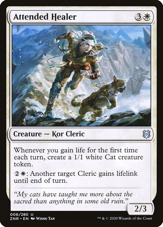 Attended Healer [Zendikar Rising] [Foil]
