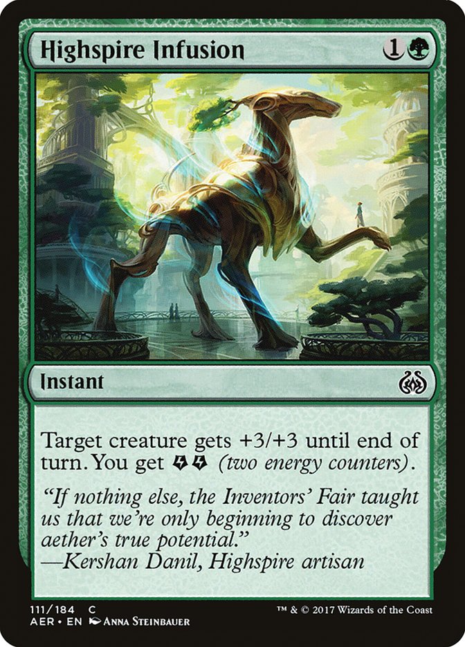 Highspire Infusion [Aether Revolt] [Foil]