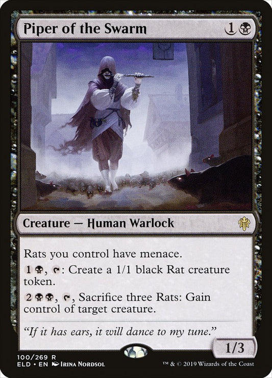Piper of the Swarm (100/269) [Throne of Eldraine] [Foil]