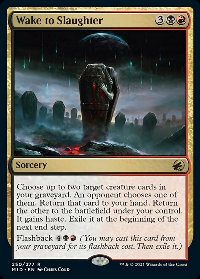 Wake to Slaughter [Innistrad: Midnight Hunt] [Foil]