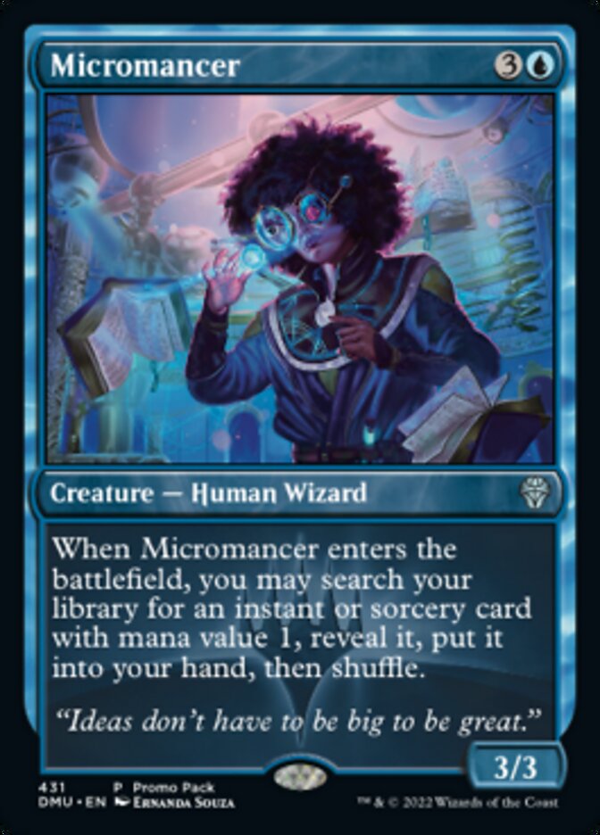 Micromancer (Promo Pack) [Dominaria United Promos] [Foil]