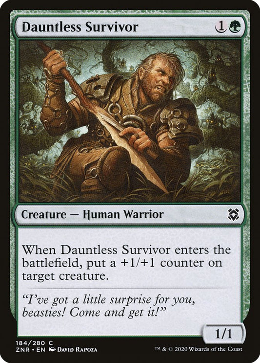Dauntless Survivor [Zendikar Rising] [Foil]
