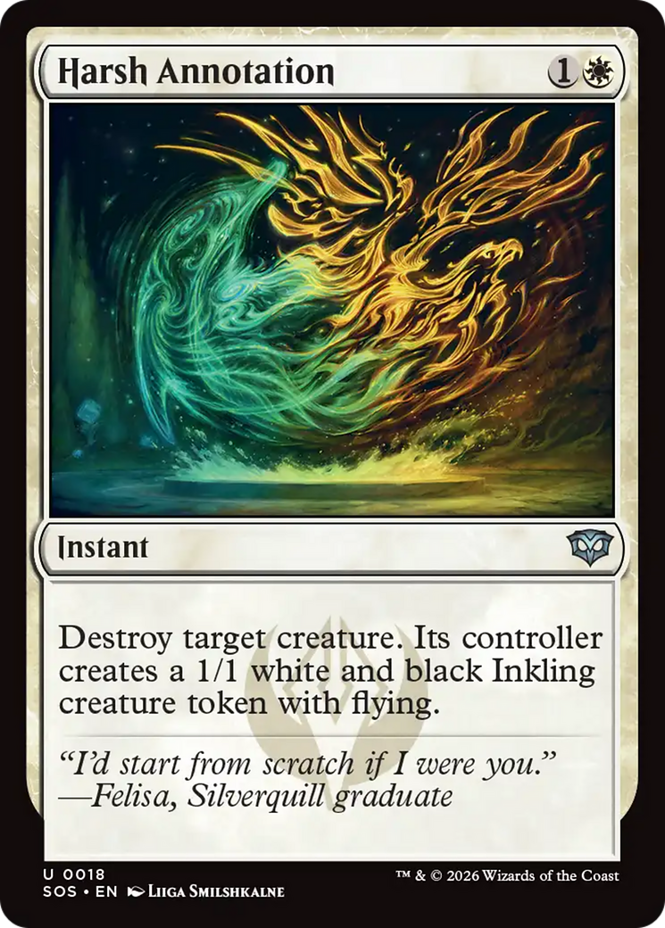Harsh Annotation [Secrets of Strixhaven] [Foil]